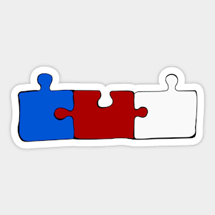 Puzzle Pieces Sticker